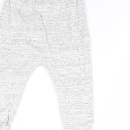mamas & papas Girls Grey   Jogger Trousers Size 18 Months