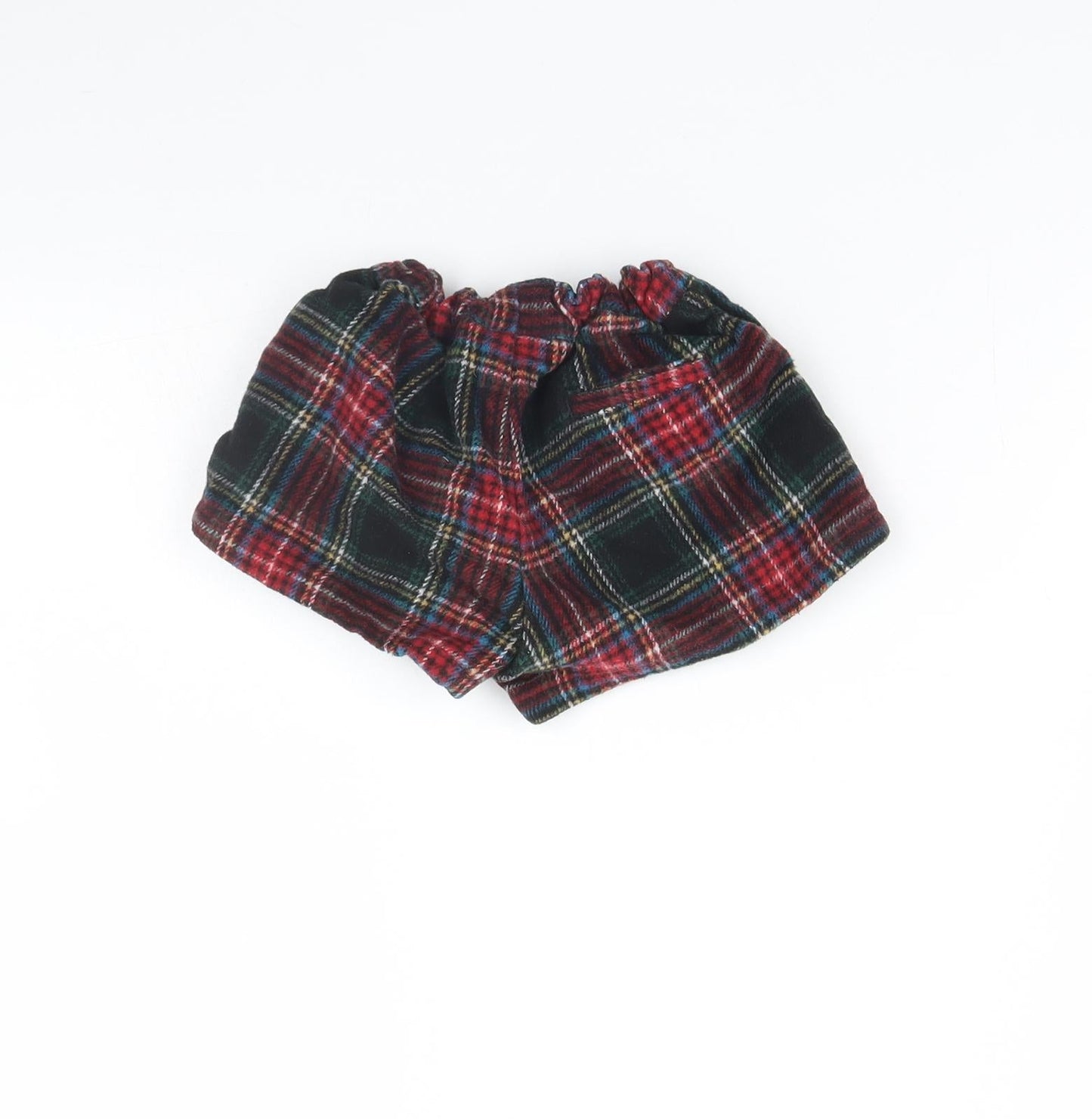 NEXT Girls Red Check  Culotte Shorts Size 2 Years