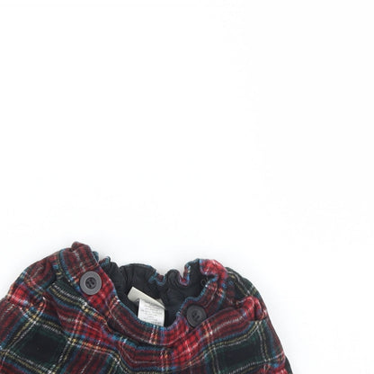 NEXT Girls Red Check  Culotte Shorts Size 2 Years