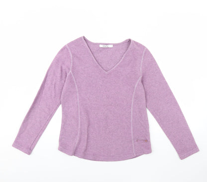 Womens UK Size S M&Co Purple Basic Blouse