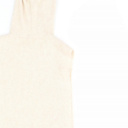 Brand and care label for Primark women’s ivory cape hoodie one size