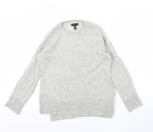 Womens UK Size M New Look Grey Pullover Jumper