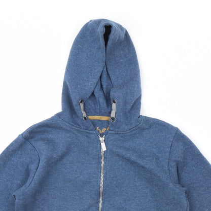 Close-up detail of Primark boys’ blue jacket, size 9, years