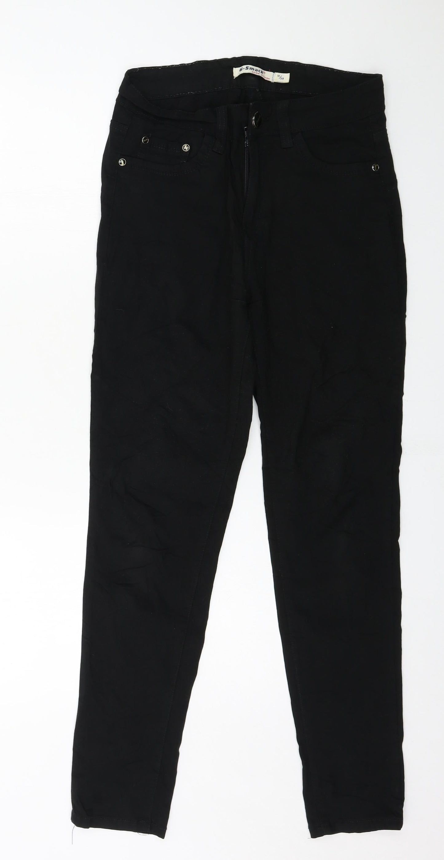 G-Smack Womens Black   Trousers  Size 10 L27 in