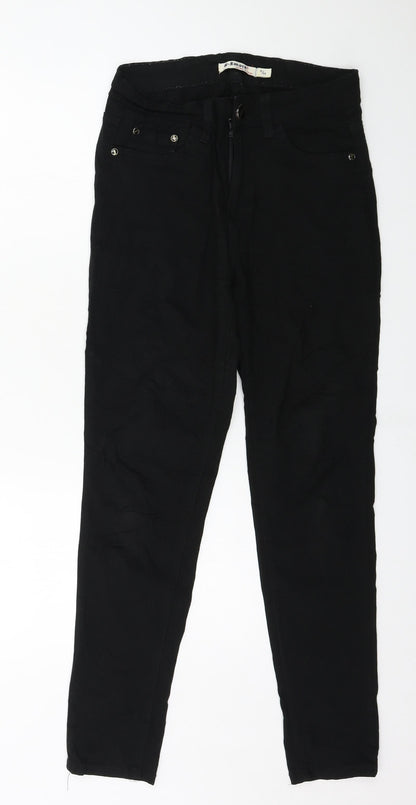 G-Smack Womens Black   Trousers  Size 10 L27 in