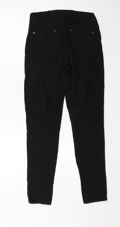 G-Smack Womens Black   Trousers  Size 10 L27 in