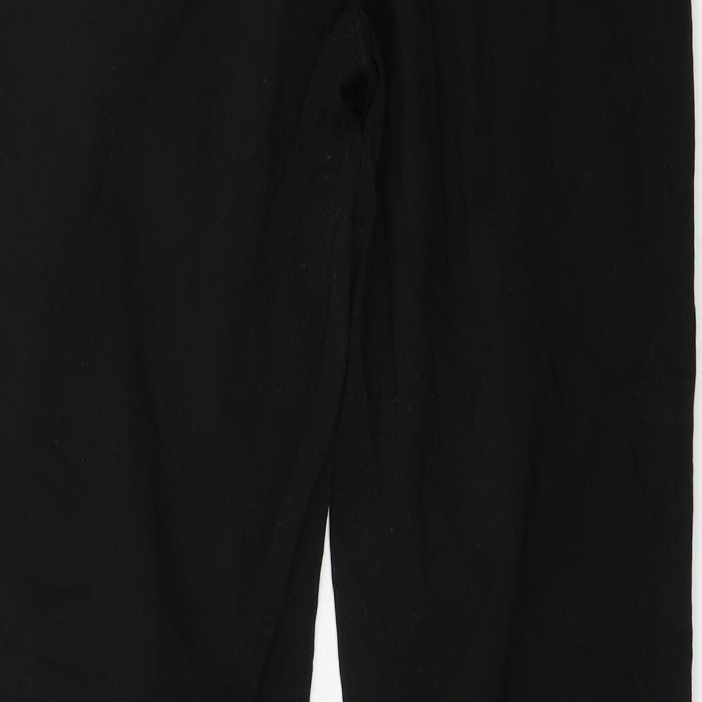 G-Smack Womens Black   Trousers  Size 10 L27 in