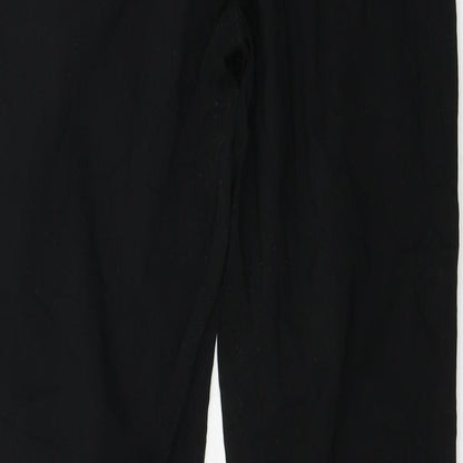 G-Smack Womens Black   Trousers  Size 10 L27 in