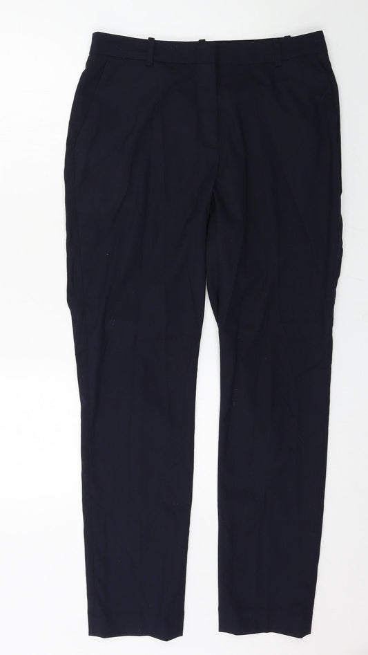 Womens UK Size 10 H&M Regular Fit  Blue Trousers