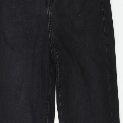 Womens UK Size 28 in Preworn Regular Fit Skinny Black Jeans