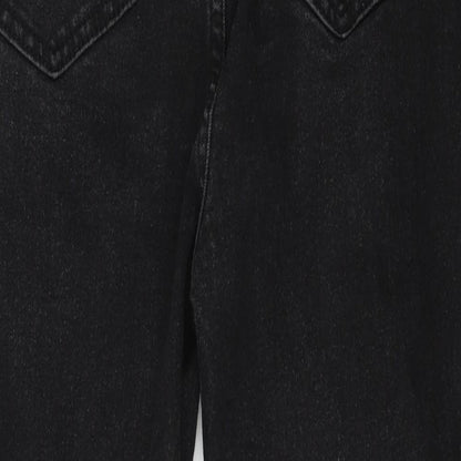 Boohoo Womens Black  Denim Skinny Jeans Size 10 L25 in