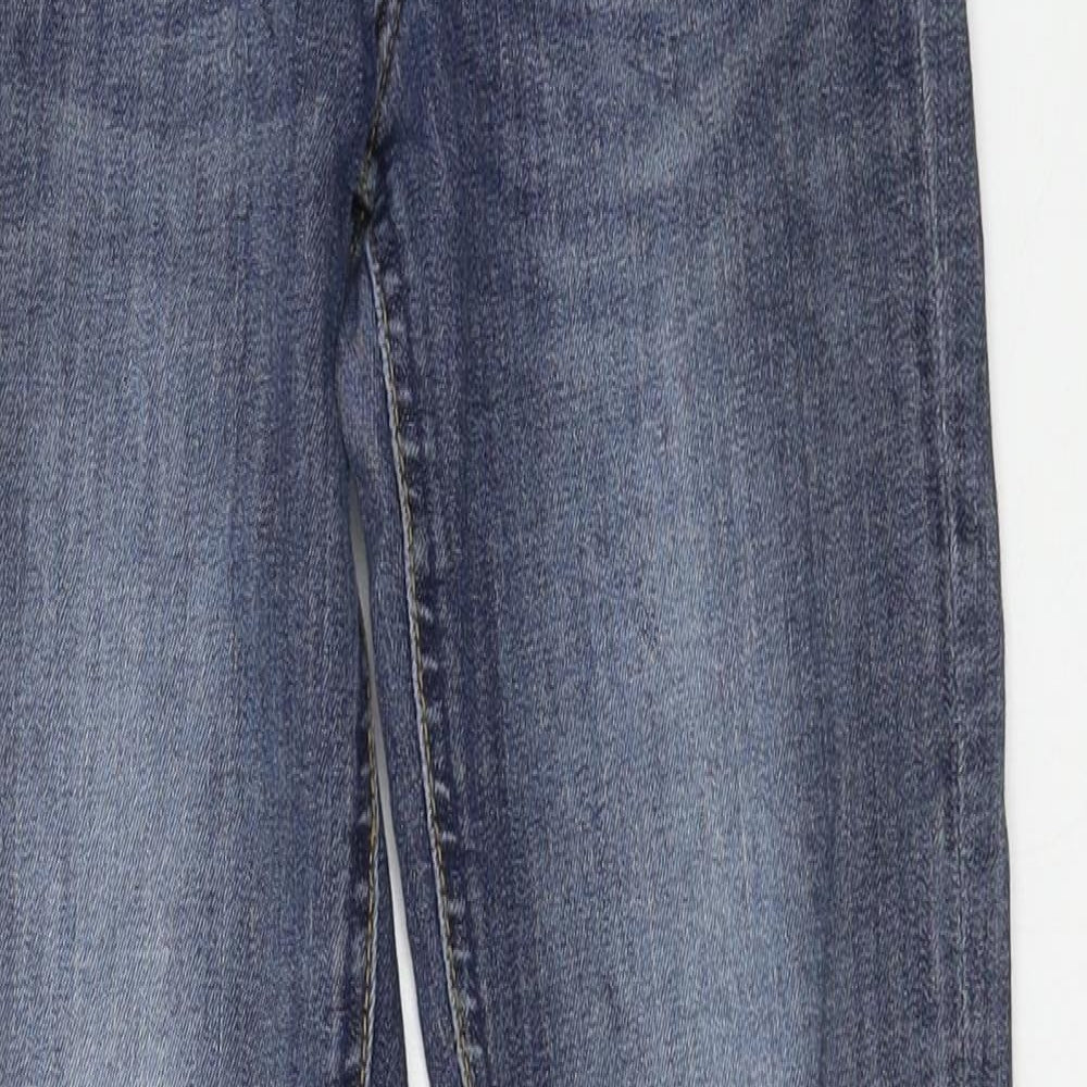Womens UK Size 25 in H&M Regular Fit Straight Blue Jeans