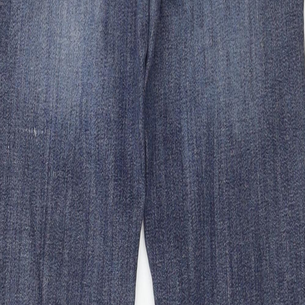 Womens UK Size 25 in H&M Regular Fit Straight Blue Jeans