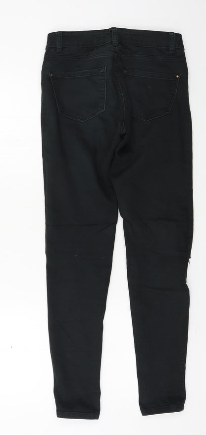 New Look Womens Black  Denim Skinny Jeans Size 6 L27 in