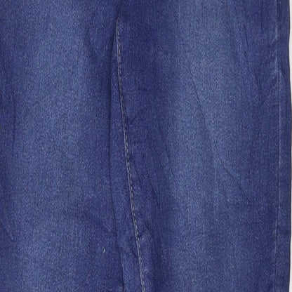 Denim & Co. Womens Blue  Denim Skinny Jeans Size 4 L28 in