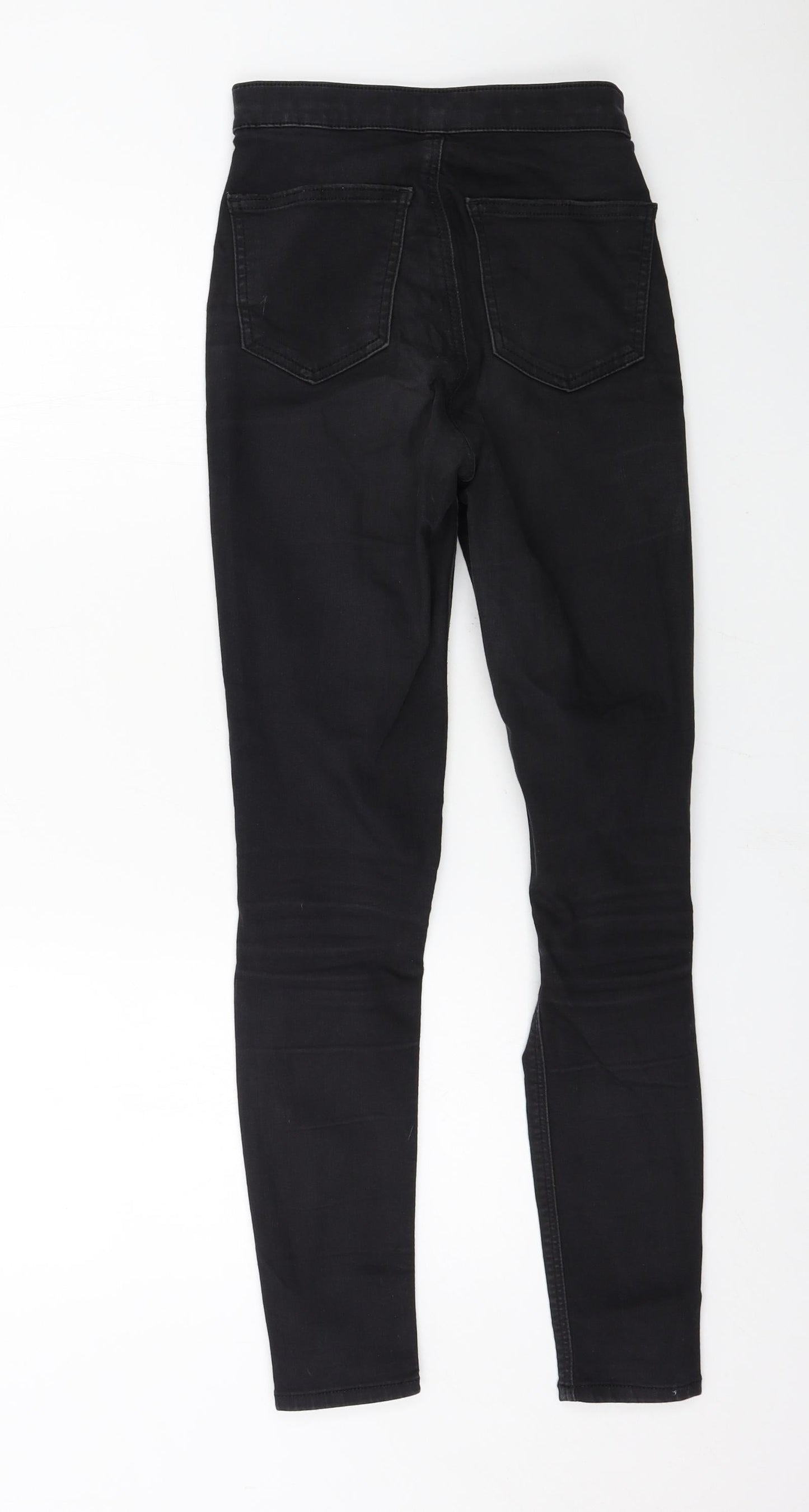Topshop Womens Black  Denim Skinny Jeans Size 26 in L32 in