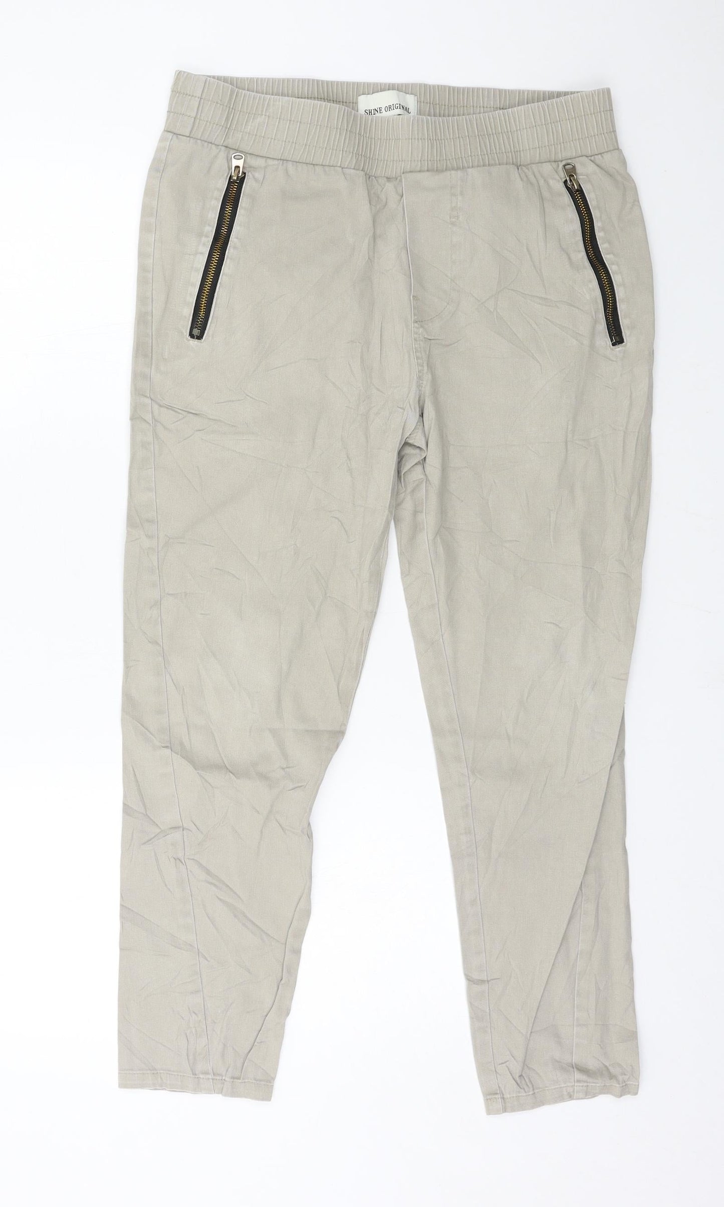 Shine Original Womens Grey   Trousers  Size 32 in L25.5 in