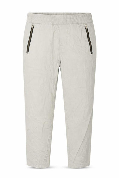 Front view of Shine Original women’s grey trousers, size UK 32, in, 25.5-inch leg