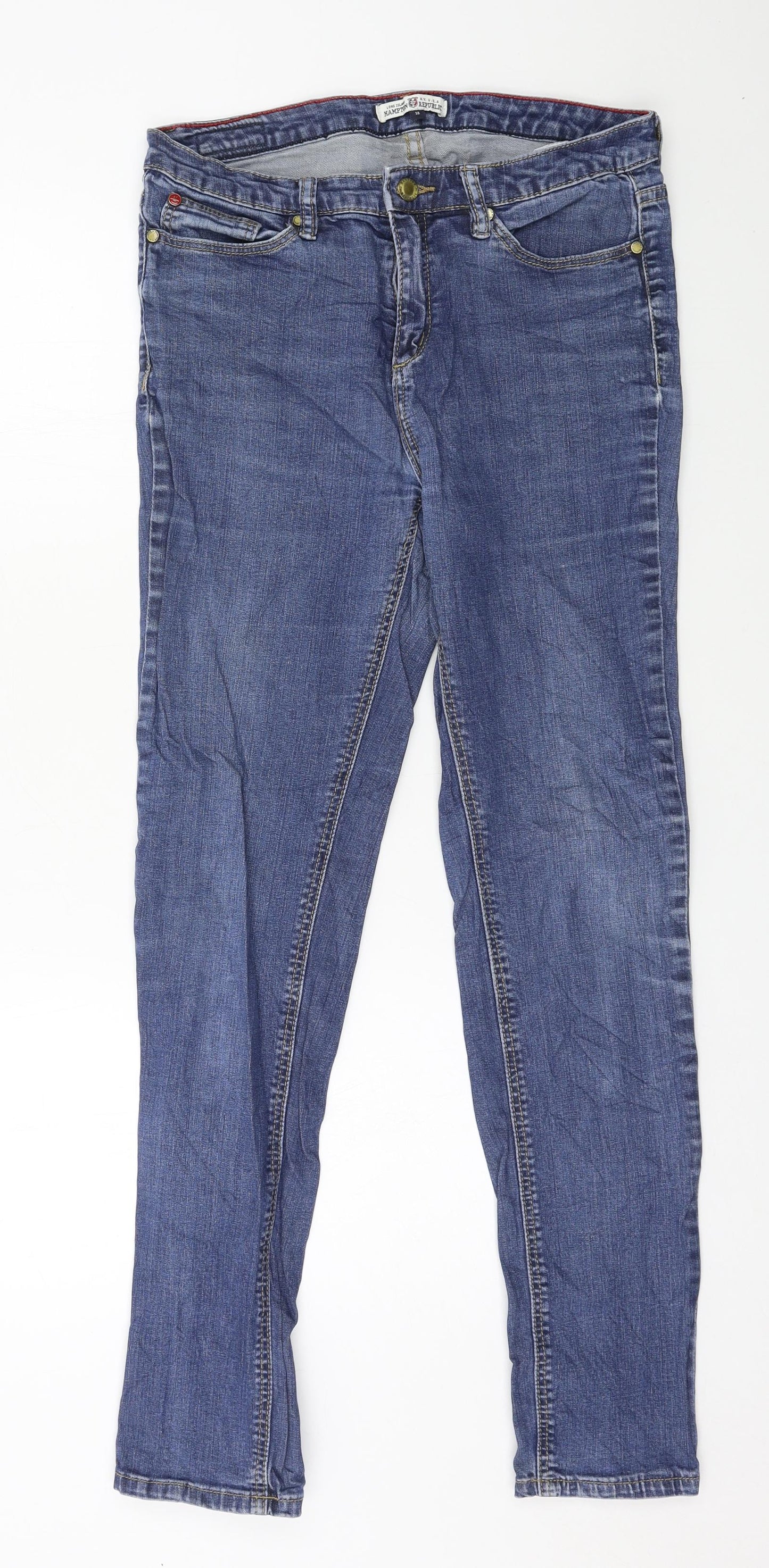 Hampton Republic Womens Blue  Denim Skinny Jeans Size 10 L29 in