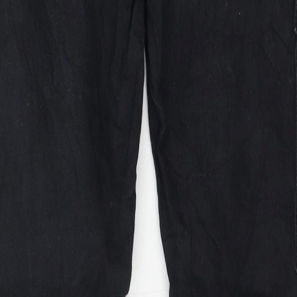 Womens UK Size 26 in Dr. Denim Regular Fit Skinny Black Jeans