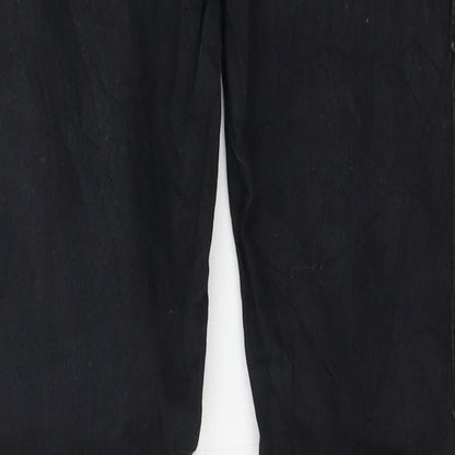 Womens UK Size 26 in Dr. Denim Regular Fit Skinny Black Jeans