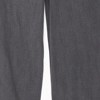 Womens UK Size 8 Preworn Regular Fit Skinny Grey Jeans