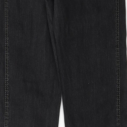 Preworn Womens Grey  Denim Straight Jeans Size 30 in L31 in