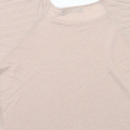F&F Womens Pink  Jersey Basic T-Shirt Size 6