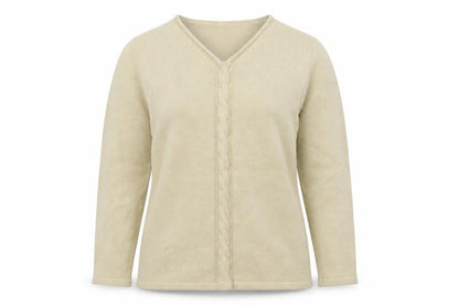 Womens UK Size 8 Cotswold Beige Pullover Jumper