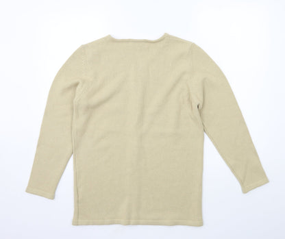 Womens UK Size 8 Cotswold Beige Pullover Jumper