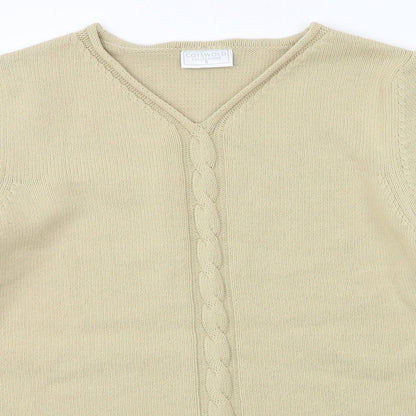 Womens UK Size 8 Cotswold Beige Pullover Jumper