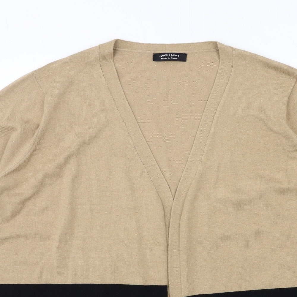 J.D.Williams Womens Brown  Knit Cardigan Jumper Size 12