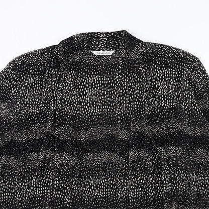 Womens UK Size 14 Berkertex Black Cardigan Jumper