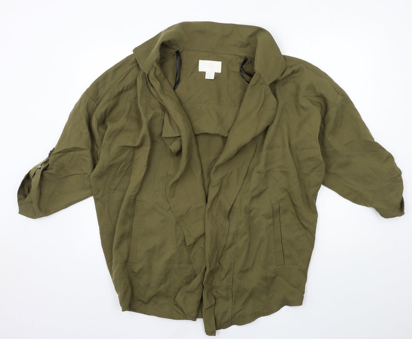 Womens UK Size XS H&M Green Jacket