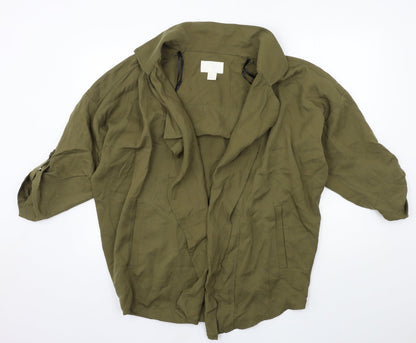 Womens UK Size XS H&M Green Jacket