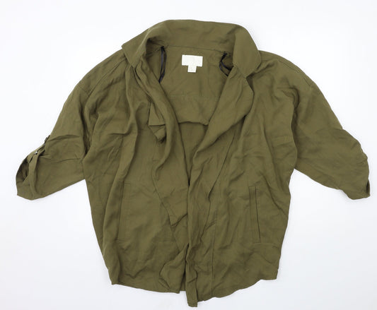 Womens UK Size XS H&M Green Jacket