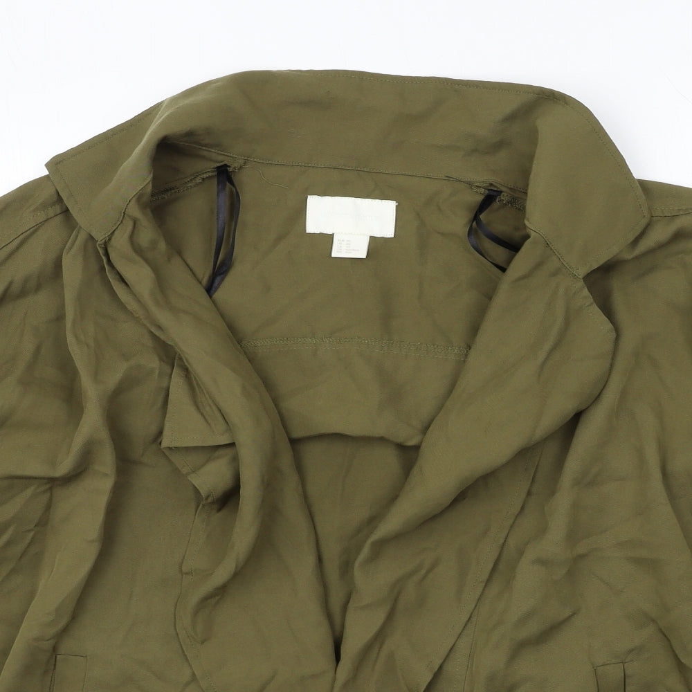 Womens UK Size XS H&M Green Jacket