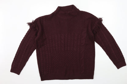 Womens UK Size 14 Select Purple Pullover Jumper