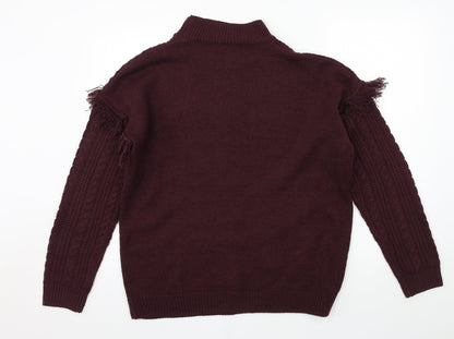 Womens UK Size 14 Select Purple Pullover Jumper