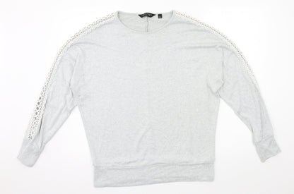 Womens UK Size 12 Dorothy Perkins Grey Pullover Jumper