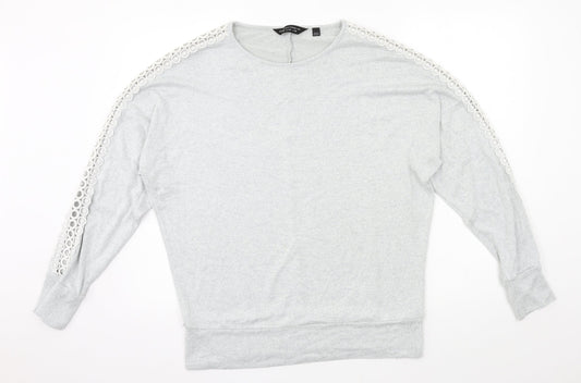 Womens UK Size 12 Dorothy Perkins Grey Pullover Jumper