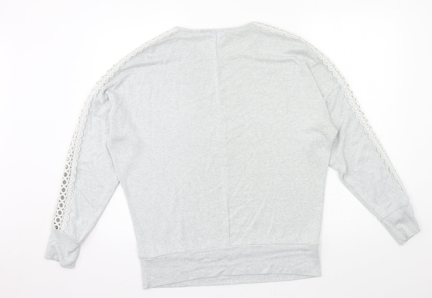 Womens UK Size 12 Dorothy Perkins Grey Pullover Jumper