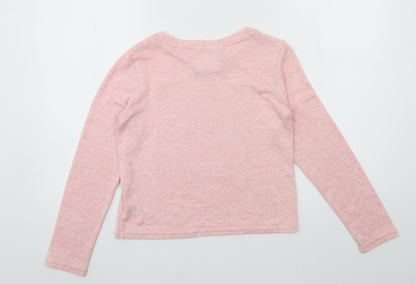 Primark Girls Pink  Jersey Basic T-Shirt Size 10-11 Years  - Team Nice
