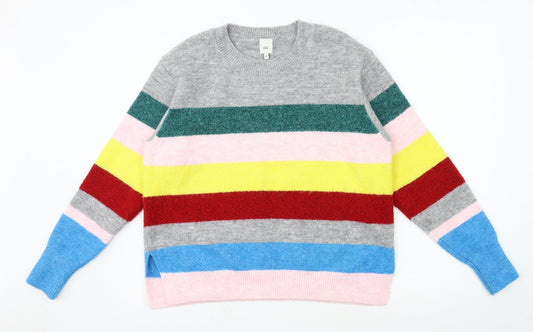 Womens UK Size XS River Island Multicoloured Pullover Jumper