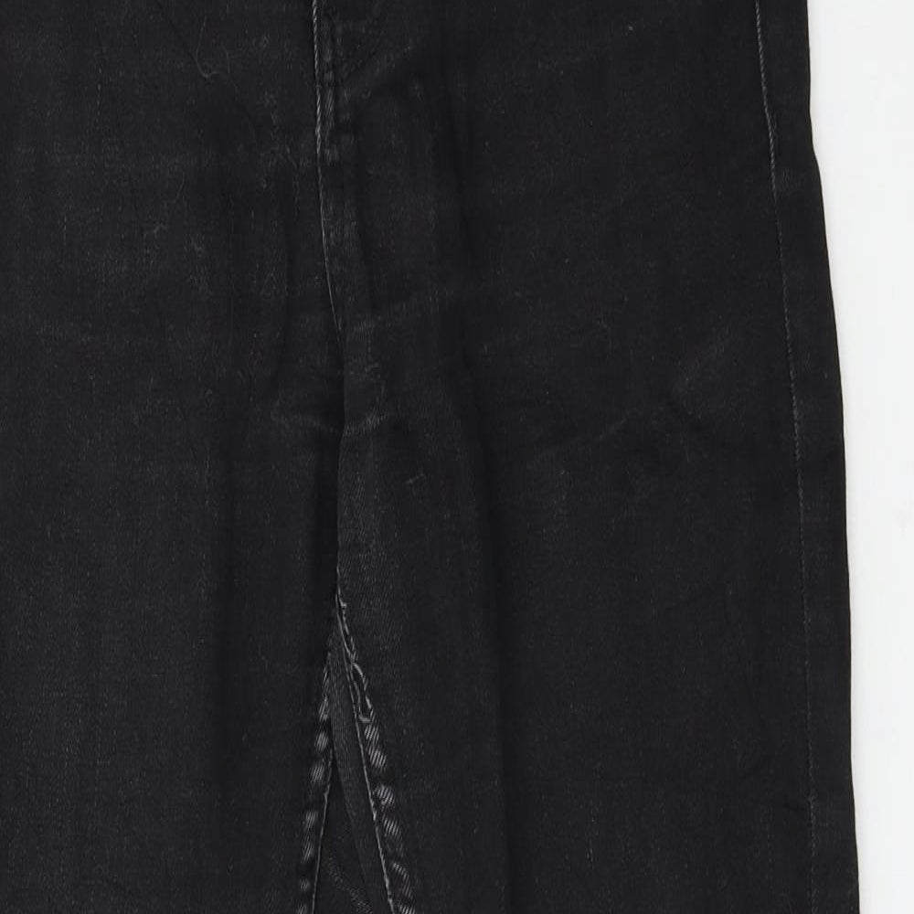 Bershka Womens Black  Denim Skinny Jeans Size 8 L28 in