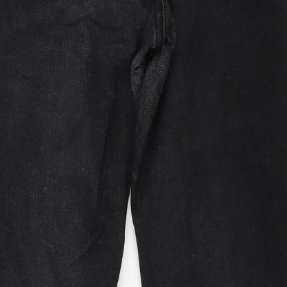 Bershka Womens Black  Denim Skinny Jeans Size 8 L28 in