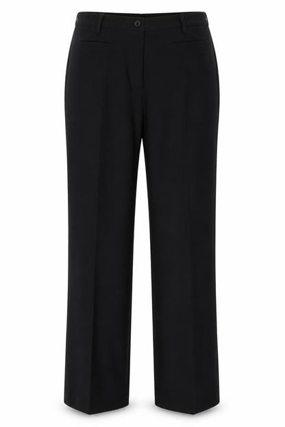 Front view of Damart women’s black trousers, size UK 14, 30-inch leg