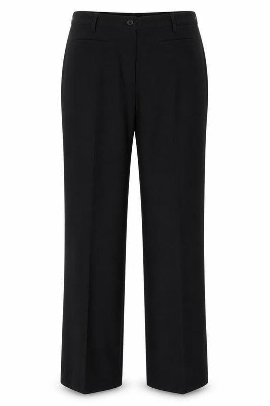 Womens UK Size 14 Damart Regular Fit  Black Trousers