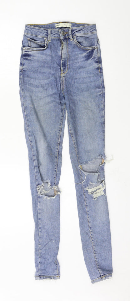 Womens UK Size 6 Gina Regular Fit Skinny Blue Jeans