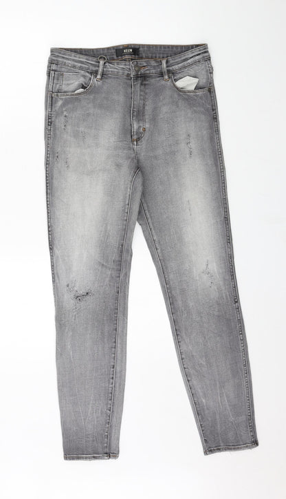 Neuw Denim Womens Grey  Denim Skinny Jeans Size 10 L28 in